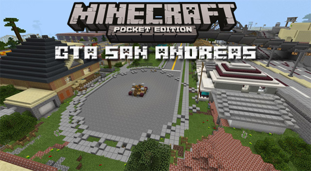 Скачать карту GTA: San Andreas для Minecraft PE на Андроид