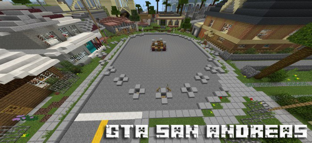 Скачать карту GTA: San Andreas для Minecraft PE на Андроид