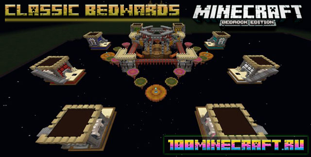 Карта Classic Beedwars для Minecraft PE 1.19 на телефон