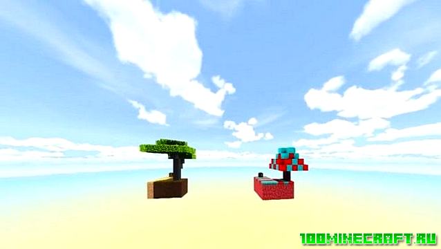 Карта Acid Skyblock для Майнкрафт ПЕ 1.16