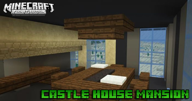 Карта Castle House Mansion для Майнкрафт PE 1.16.40