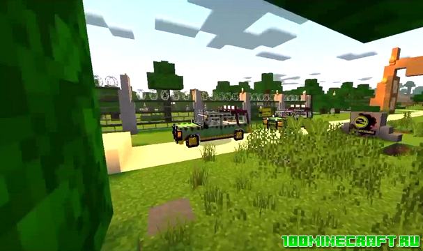 Карта Парк Юрского периода для Minecraft PE 1.16