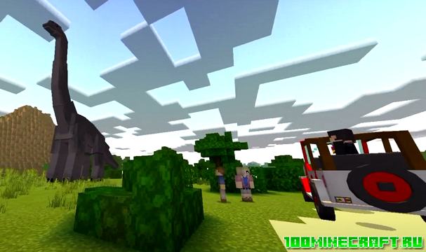 Карта Парк Юрского периода для Minecraft PE 1.16