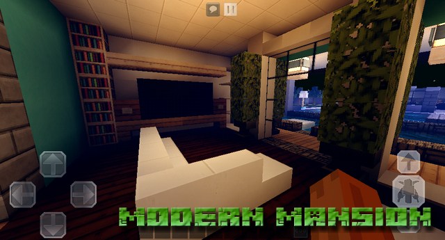 Карта Modern Mansion на Minecraft PE, Windows 10