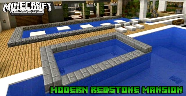 Карта для MCPE 1.16 | Современный особняк с механизмами