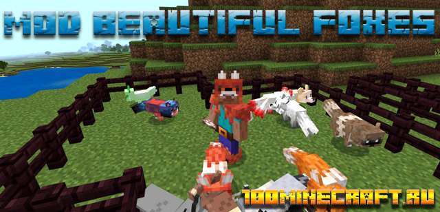 Мод Beautiful Foxes для Minecraft PE &#128241; MCPE