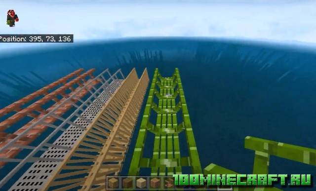 Мод Bridge на Мосты для Minecraft PE 1.19 на Телефон