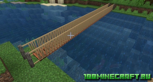 Мод Bridge на Мосты для Minecraft PE 1.19 на Телефон