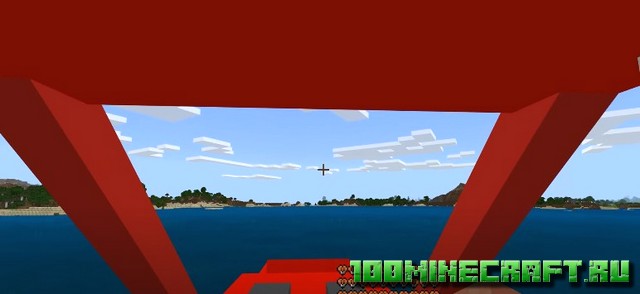 Мод Гидросамолет для Minecraft PE на телефон