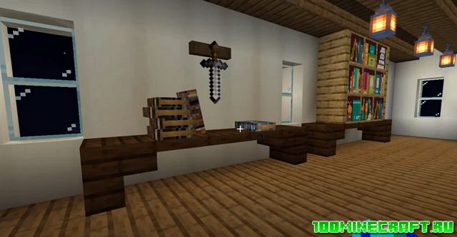 Аддон Medieval Furniture для Minecraft PE 1.16