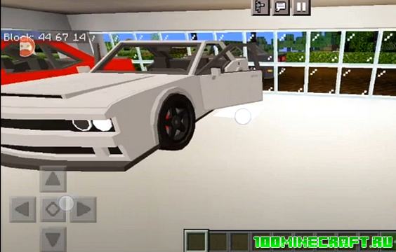 Мод на машину SRT Dodge Demon Minecraft PE 1.16