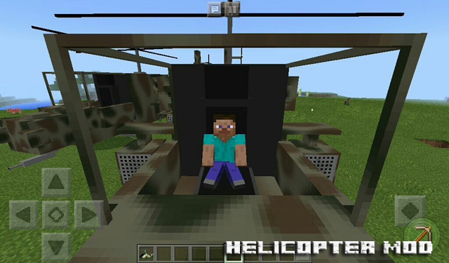 Мод Helicopter для Minecraft PE 1.2.10