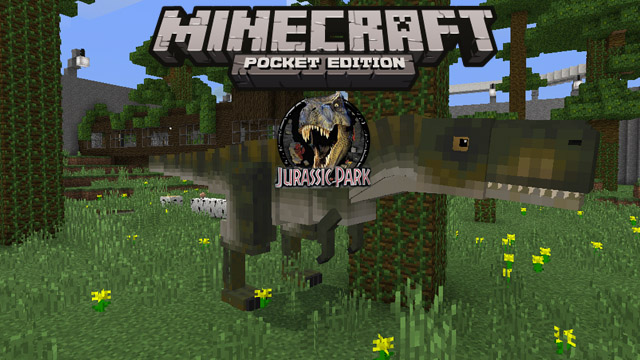 Скачать мод Jurassic park для Minecraft PE 1.2.9