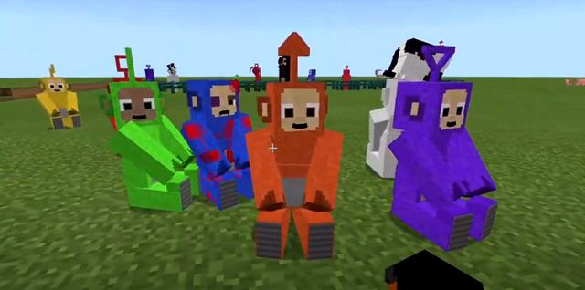 Мод Slendytubbies для Minecraft PE 1.16