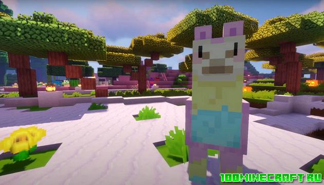 Текстуры Kawaii World для Minecraft Bedrock 1.16 | MCPE