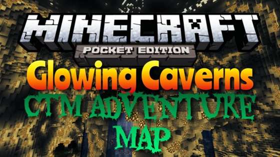 Скачать бесплатно карту Майнкрафт PE/Андроид - Glowing Caverns
