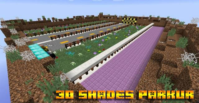 Карта паркур для Minecraft 1.12.2 / 30 Shades Of Parkour