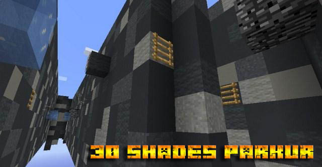 Карта паркур для Minecraft 1.12.2 / 30 Shades Of Parkour