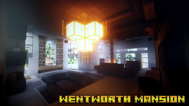 Карта особняк Вентворт для Minecraft 1.12.2, 1.8