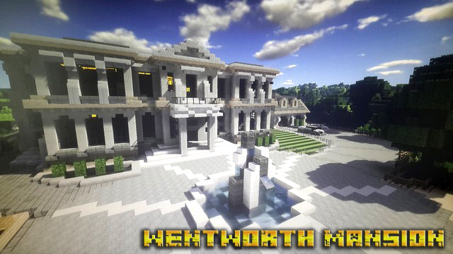 Карта особняк Вентворт для Minecraft 1.12.2, 1.8