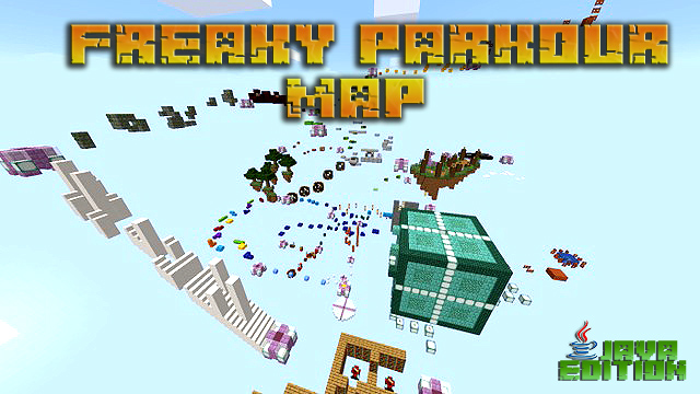 Скачать паркур карту Freaky на прохождение для Minecraft 1.12.2