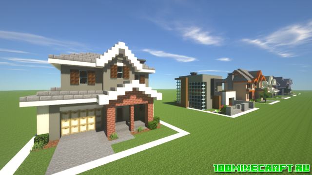 Карта City Hangston для Minecraft 1.16.5