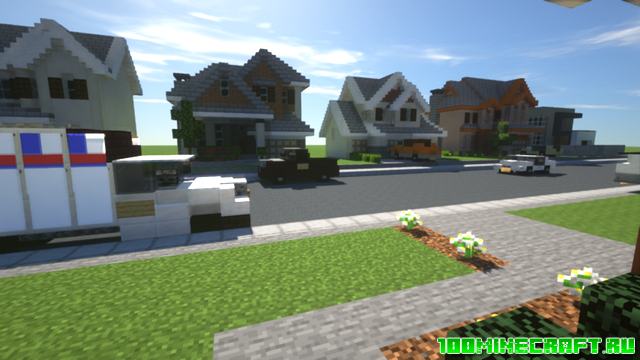 Карта City Hangston для Minecraft 1.16.5