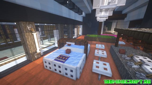 Карта для Minecraft 1.16.5 - Современный особняк