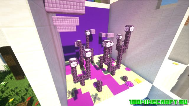 Карта паркур для Minecraft 1.16.5 | Parkour stairs