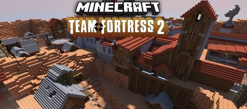 Скачать карту для Minecraft - Team Fortress 2 / Minecon 2012 : Майнкрафт