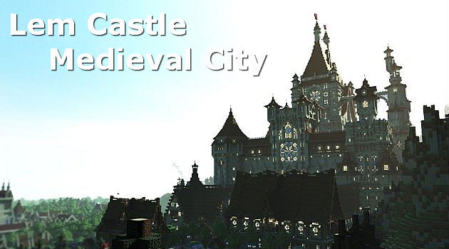 Средневиковый замок / Карта для Minecraft