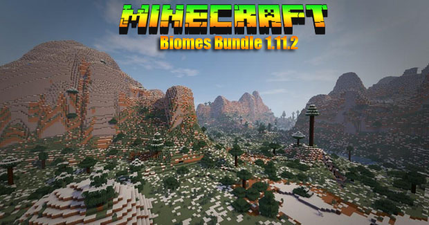 Скачать мод Biomes Bundle (400 Биомов) для Minecraft 1.11.2
