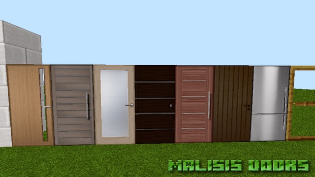 Мод Malisis Doors на Майнкрафт 1.12.2