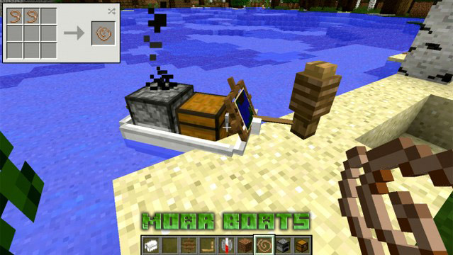 Скачать мод Moar Boats для Майнкрафт 1.12.2