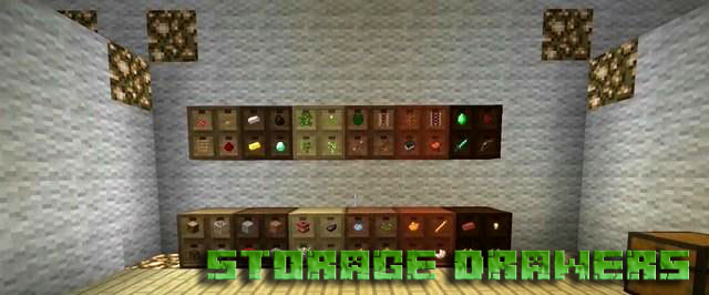 Скачать мод Storage Drawers для Minecraft 1.12.2 | Бесплатно 