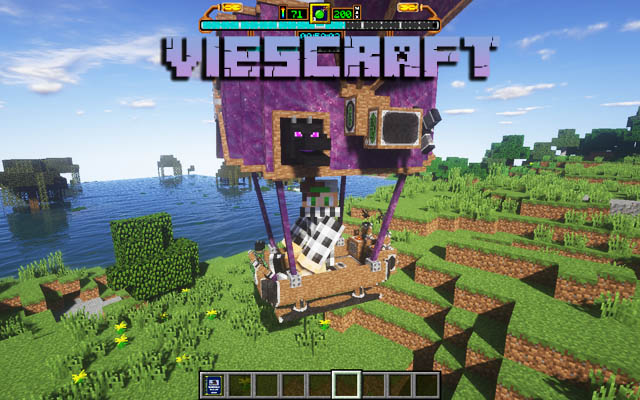 Мод ViesCraft для Майнкрафт 1.12.2 | Дирижабль