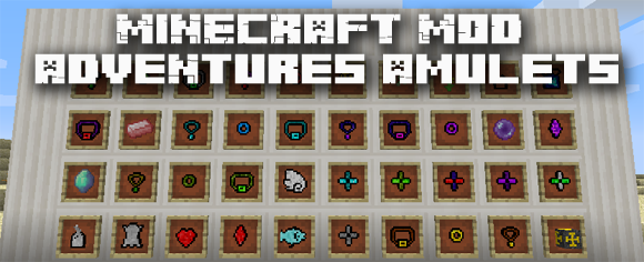 Скачать мод Adventurers Amulets для Майнкрафт 1.7.10