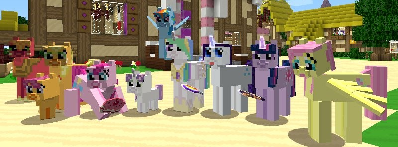 Mine Little Pony мод для Minecraft 1.7.10