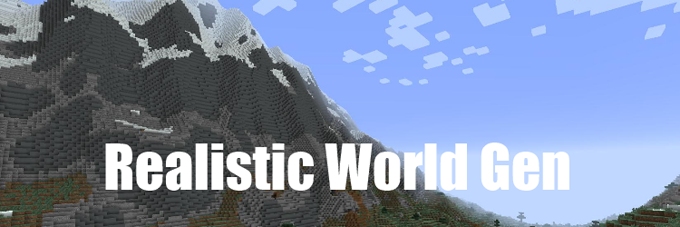 Мод Realistic World Gen для Minecraft 1.7.10 - Скачать бесплатно