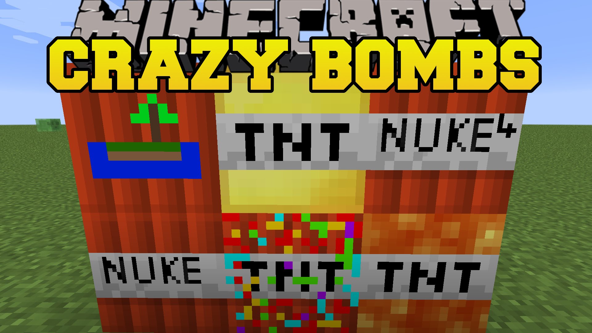 Мод на взрывчатку - Crazy Bomb для Minecraft 1.8.9