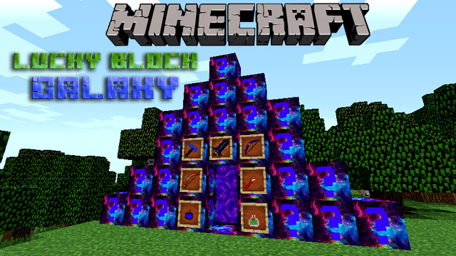 Лаки блок Galaxy на Minecraft 1.8.9