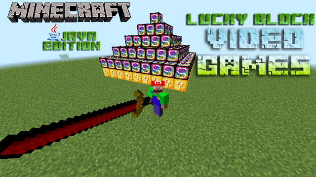 Мод Lucky Block Видео игры на Майнкрафт 1.8.9