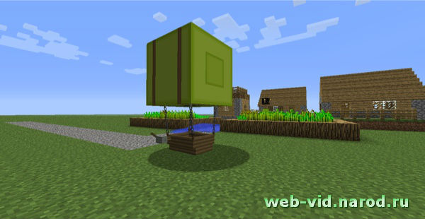 Мод для Minecraft 1.5.2 и 1.6 воздушный шар / Майнкрафт / Скачать бесплатно