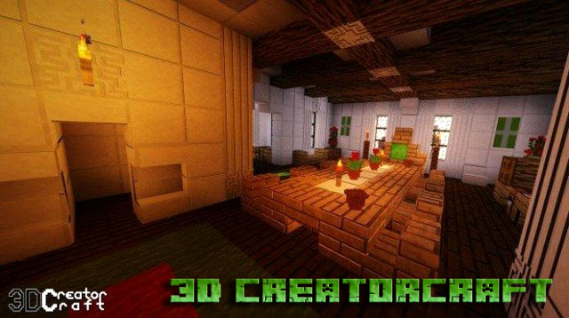 Скачать текстуры 3D CreatorCraft (NEW Update!) для Minecraft 1.12.2