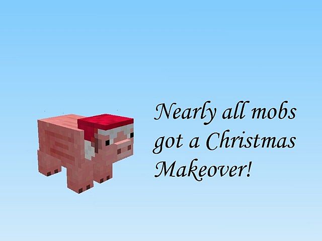 Скачать новогодние текстуры для Minecraft 1.8+