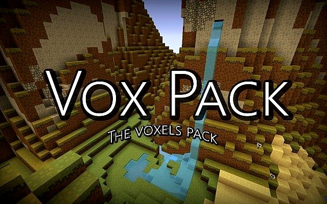 Скачать текстуры Vox Pack для Майнкрафт 1.8